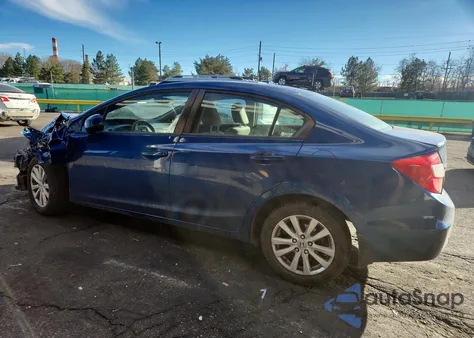 2012 Honda Civic Ex z USA, uszkodzony, nr VIN 19XFB2F88CE020991